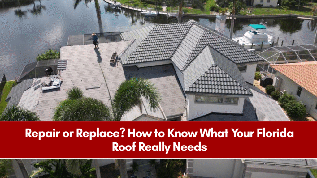 Repair or Replace? How to Know What Your Florida Roof Really Needs